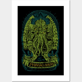 The Dark Lord Cthulhu Lovecraft Posters and Art